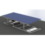 , Structure métallique pour abri de voiture, Matériel de montage solaire, CARPORT