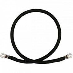 Battery cable black 70mm² - 1 meter - 2x M8 eye
