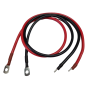 OEM, Batteriekabelsatz rot/schwarz 10mm² - 1 Meter - M8 Öse + Anschlussstift, Batteriekabel, DG002-10-1M-M8-STF-SET