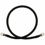 OEM, Battery cable black 70mm² - 0.5 meter - 2x M8 eye, Battery Cables, DG002-70-50CM-BL-2XM8