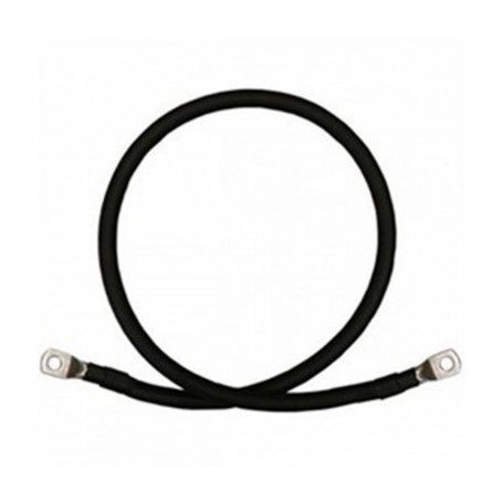 OEM, Accukabel zwart 25mm² - 2 meter - 2x M8 oog, Accu Kabels, DG002-25-2M-BL-2XM8