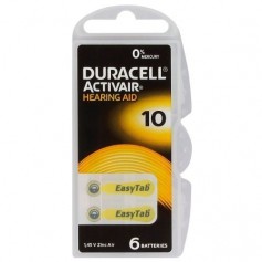 Duracell ActivAir 10MF Hg 0% 1.45V 100mAh batería para audífonos