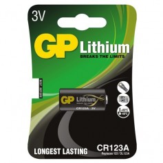 GP, GP CR123 CR123A DL123A CR17345 Lithium batterie, Other formats, BS102-CB