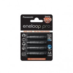 Eneloop, Panasonic eneloop Pro AA R6 2550mAh 1.2V Rechargeable Battery, Size AA, ON1315-CB