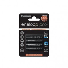 Panasonic eneloop PRO AAA 900mAh 1.2V Rechargeable Battery - 4 pieces blister