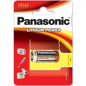 Panasonic - Panasonic PHOTO Power CR123A blister lithium battery - Other formats - NK083-CB