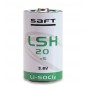 SAFT, SAFT LSH 20 D-Format lithium battery 3.6V 13000mAh, Size C D 4.5V XL, NK103-CB