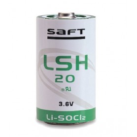 SAFT, SAFT LSH 20 D-Format lithium battery 3.6V 13000mAh, Size C D 4.5V XL, NK103-CB