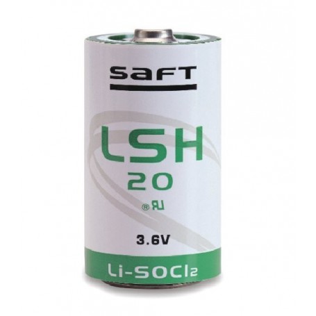 SAFT, SAFT LSH 20 D-Format lithium battery 3.6V 13000mAh, Size C D 4.5V XL, NK103-CB