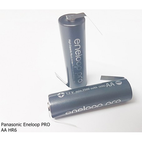 Eneloop, Panasonic Eneloop PRO AA HR6 Rechargeable with Z-tag, Size AA, NK124-CB