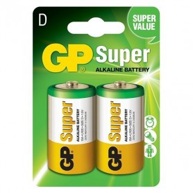 GP - GP Super Alkaline LR20/D batterij - C D 4.5V XL formaat - BS099-CB