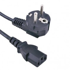 Oem, Stroom Kabel universeel AC voor PC 1.5 Meter, Bekabeling en connectoren, YPC404